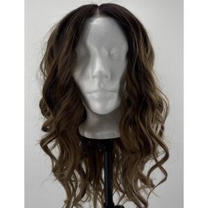 Chelsea Smith Crowns Wig Catherine Luxe Long Wavy Curls Balayage Brunette